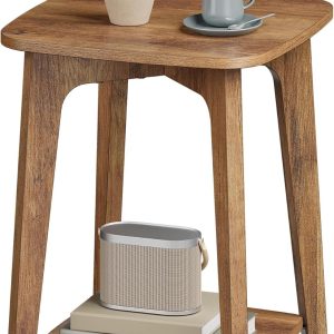 Two tier square end table
