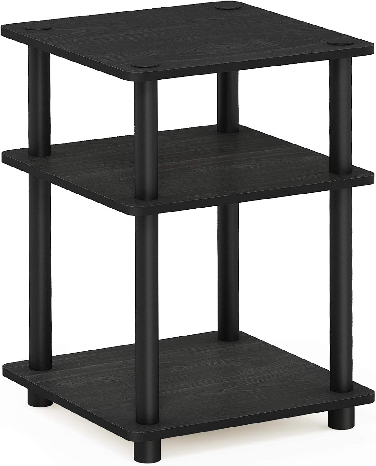 Three tier side table with open shelves